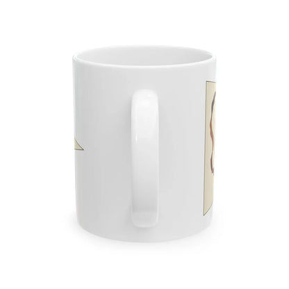 Bundschuhfahne brown-on-white version (Germany) White Coffee Mug - Go Mug Yourself