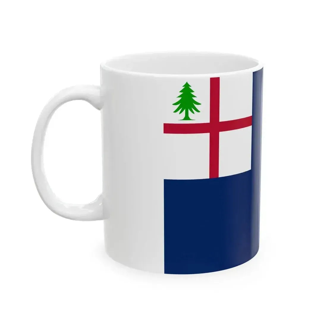 Bunker Hill Flag (United States) White Coffee Mug - Go Mug Yourself