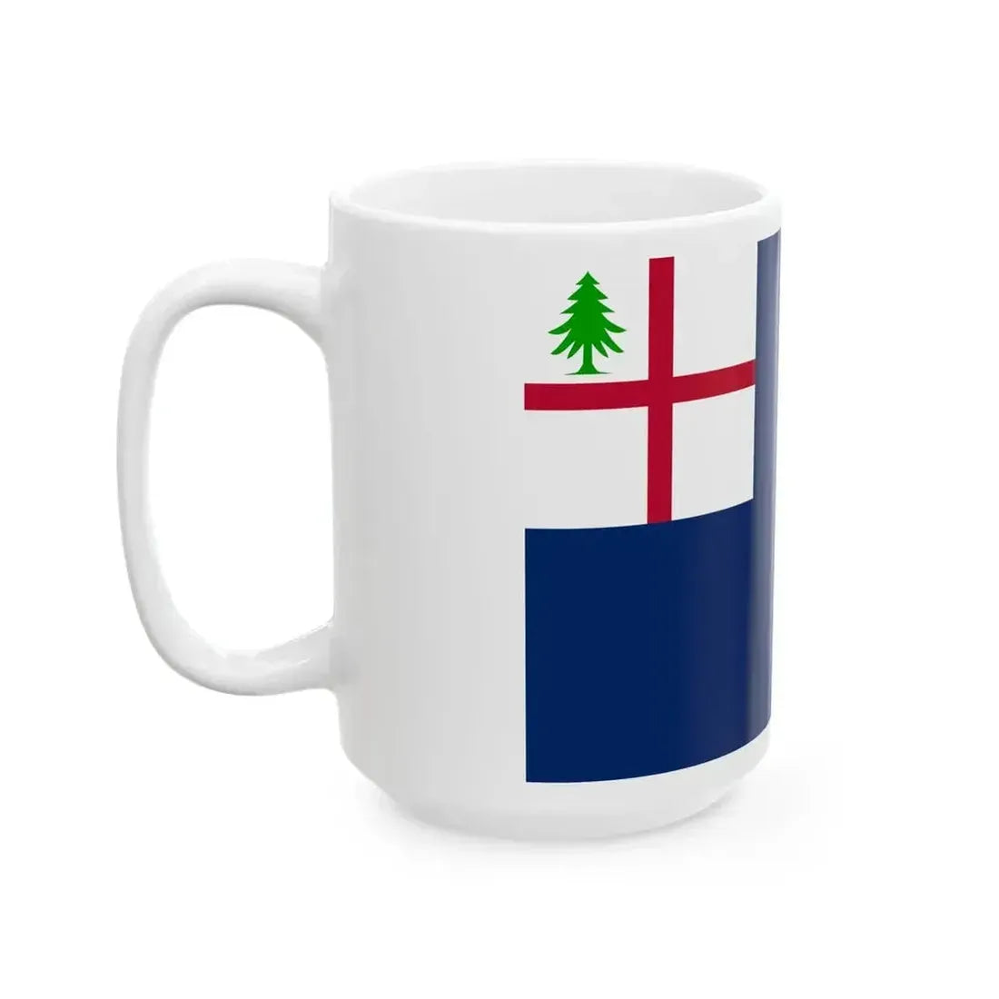 Bunker Hill Flag (United States) White Coffee Mug - Go Mug Yourself