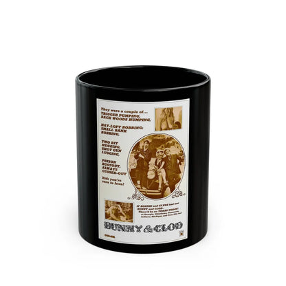 BUNNY AND CLOD 1970 Movie Poster - Black Coffee Mug-11oz-Go Mug Yourself