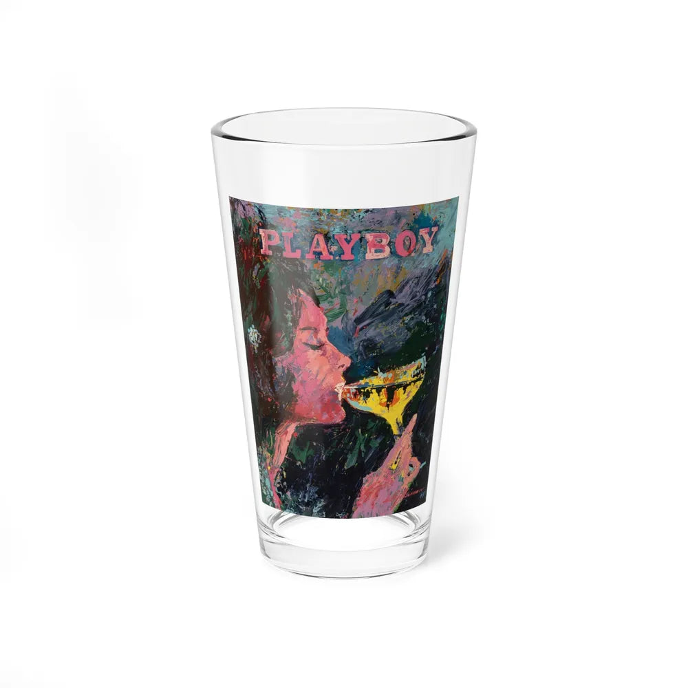 Bunny Sipping Champagne, Playboy, 1964 (Magazine Illustration) Pint Glass 16oz-16oz-Go Mug Yourself