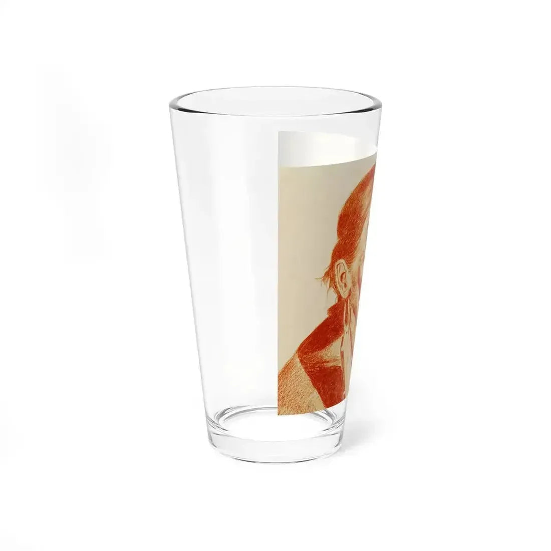 burbank 12 detail (Native Americans in Art) Pint Glass 16oz - Go Mug Yourself