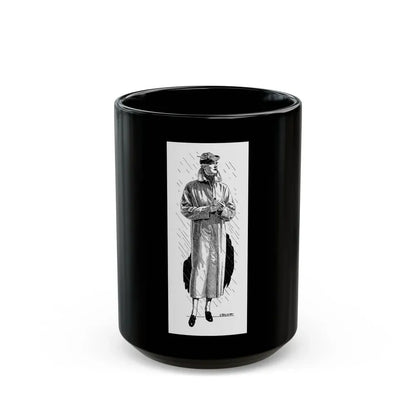 Burberry advertisement, 1937 (1) - Black Coffee Mug 15oz - Go Mug Yourself