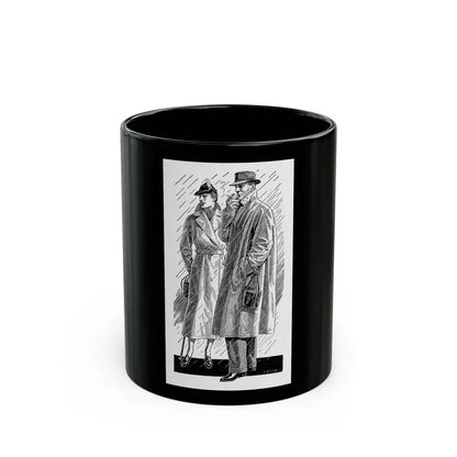 Burberry advertisement, 1937 (2) - Black Coffee Mug 11oz - Go Mug Yourself