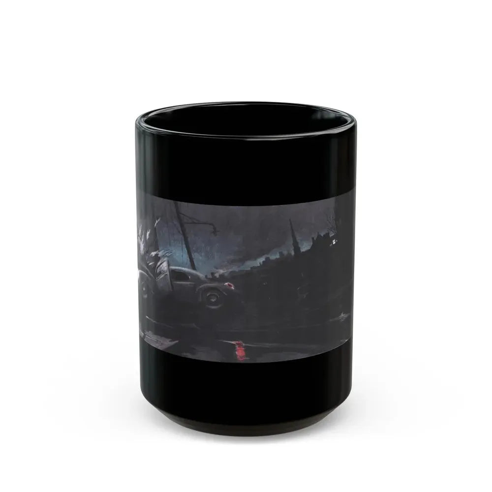 Burden of Guilt, Collier's, March 4, 1950 - Black Coffee Mug 15oz - Go Mug Yourself