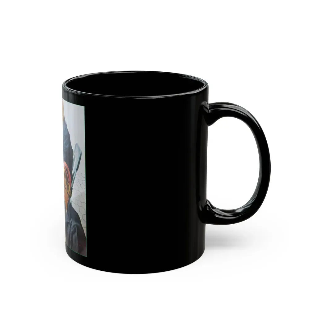 Burden On The Family by Pat Frank, 1950 - Black Coffee Mug - Go Mug Yourself