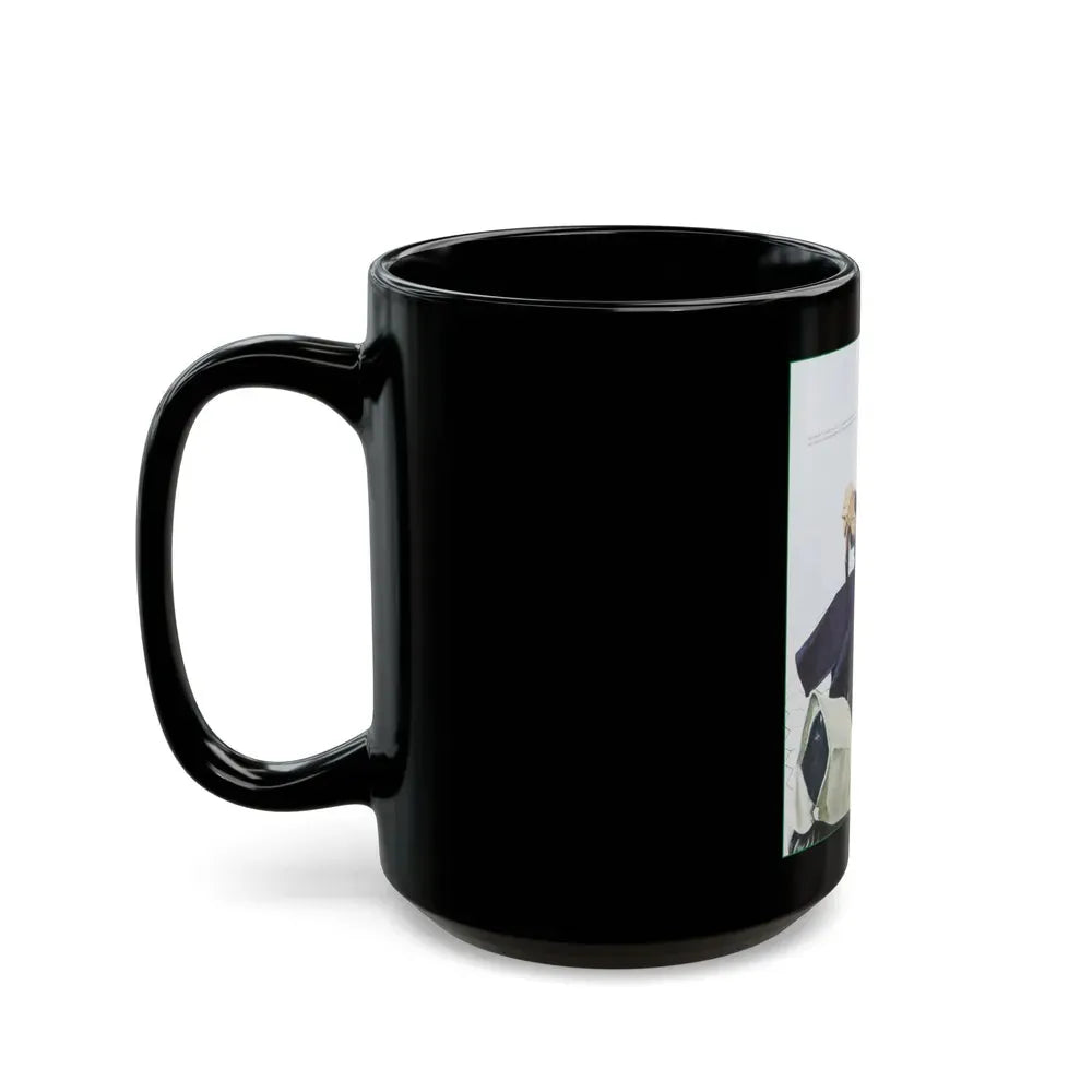 Burden On The Family by Pat Frank, 1950 - Black Coffee Mug - Go Mug Yourself