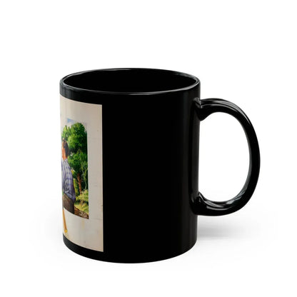 Bure Rifle Targets, ad illustration - Black Coffee Mug - Go Mug Yourself