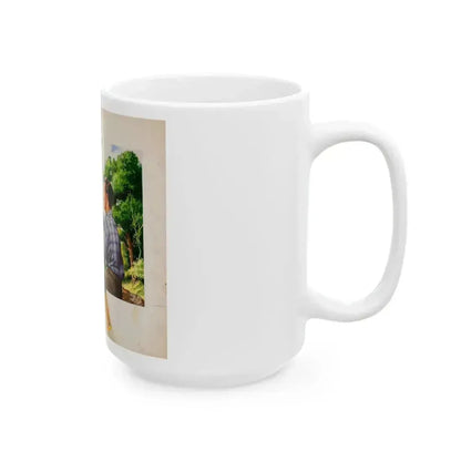 Bure Rifle Targets, ad illustration - White Coffee Mug - Go Mug Yourself