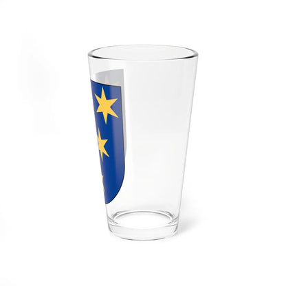 Bureå vapen (Sweden) (Coat of Arms) Pint Glass 16oz - Go Mug Yourself