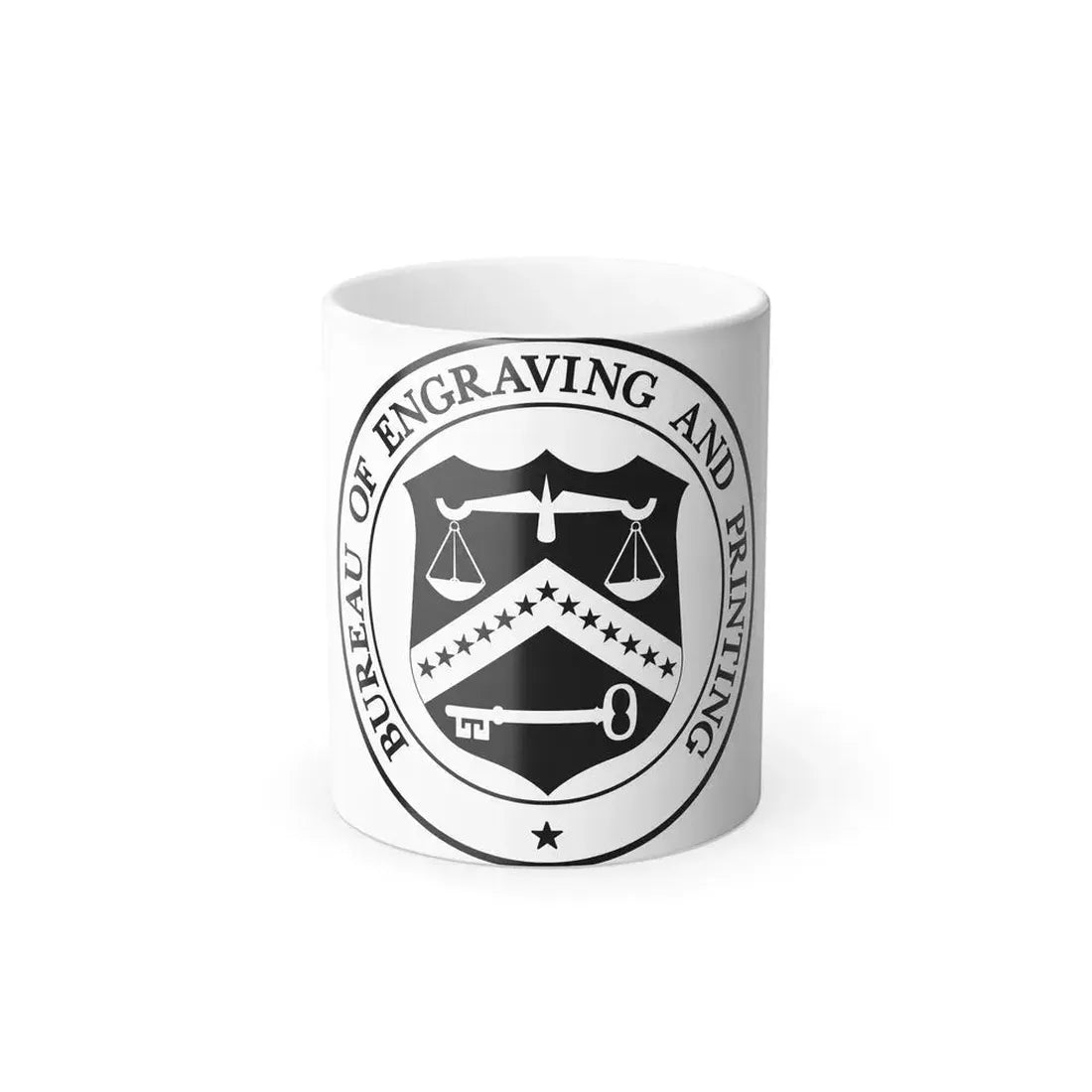 Bureau of Engraving and Printing - Color Changing Coffee Mug 11oz - Go Mug Yourself