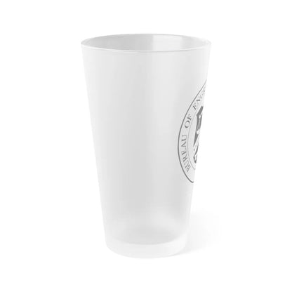 Bureau of Engraving and Printing - Frosted Pint Glass 16oz-Go Mug Yourself