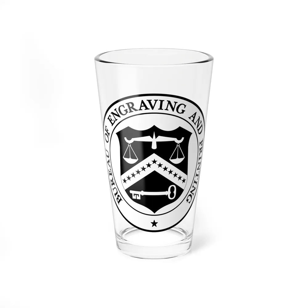 Bureau of Engraving and Printing - Pint Glass 16oz-16oz-Go Mug Yourself