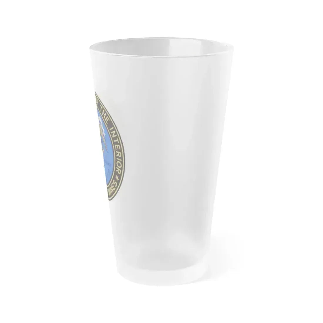 Bureau of Mines - Frosted Pint Glass 16oz - Go Mug Yourself