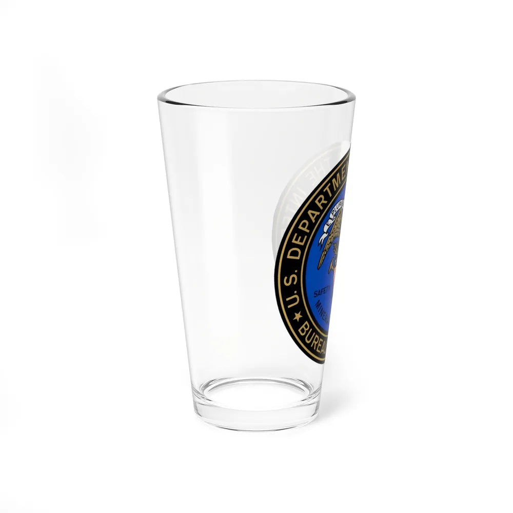 Bureau of Mines - Pint Glass 16oz-Go Mug Yourself