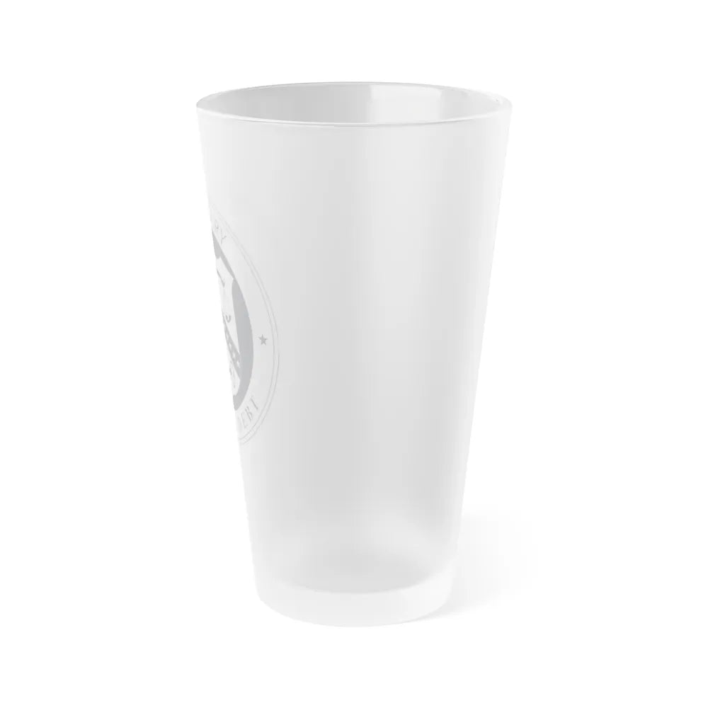 Bureau of the Public Debt - Frosted Pint Glass 16oz-Go Mug Yourself