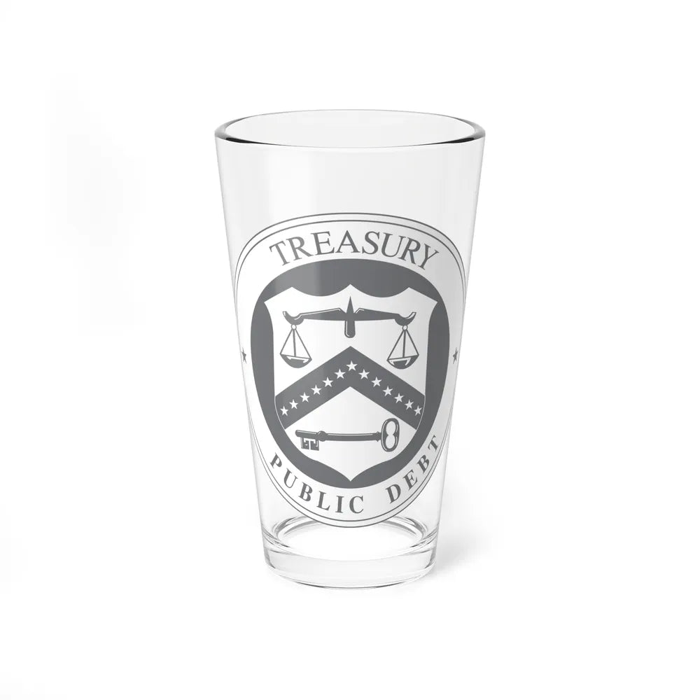 Bureau of the Public Debt - Pint Glass 16oz-16oz-Go Mug Yourself