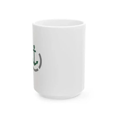 Burgee of Aarhus Sejlklub (Denmark) White Coffee Mug 15oz - Go Mug Yourself