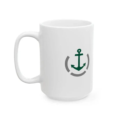 Burgee of Aarhus Sejlklub (Denmark) White Coffee Mug - Go Mug Yourself