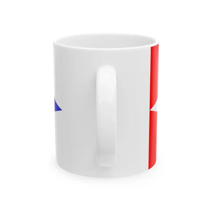 Burgee of American YC Massachusetts (United States) White Coffee Mug - Go Mug Yourself