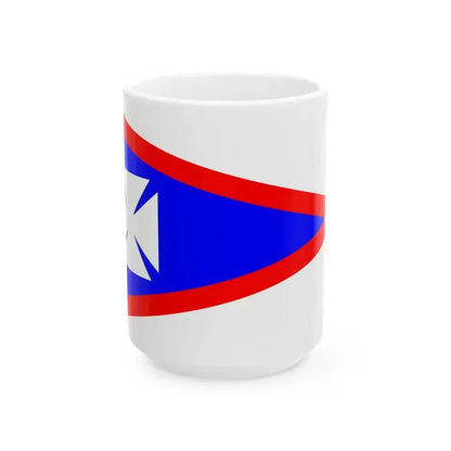Burgee of American YC New York (United States) White Coffee Mug 15oz - Go Mug Yourself