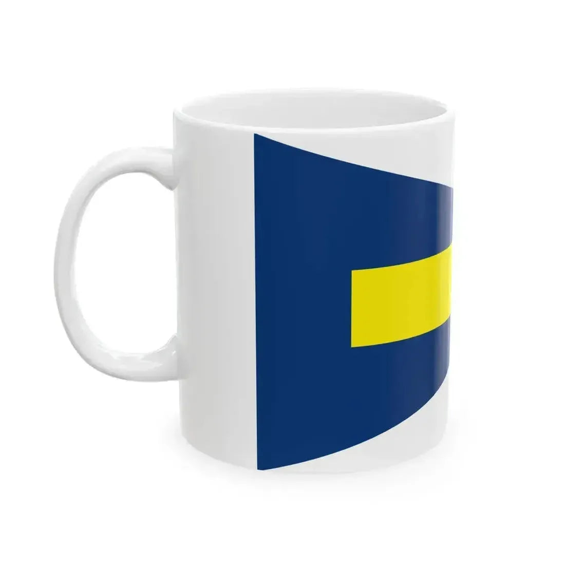 Burgee of Asd Nautica Sabazia (Italy) White Coffee Mug - Go Mug Yourself