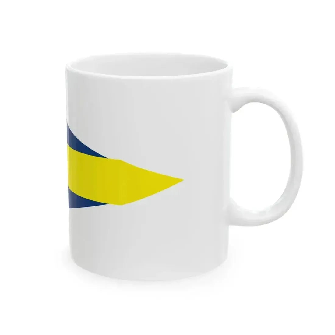 Burgee of Asd Nautica Sabazia (Italy) White Coffee Mug - Go Mug Yourself
