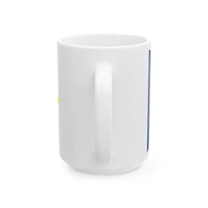 Burgee of Asd Nautica Sabazia (Italy) White Coffee Mug - Go Mug Yourself