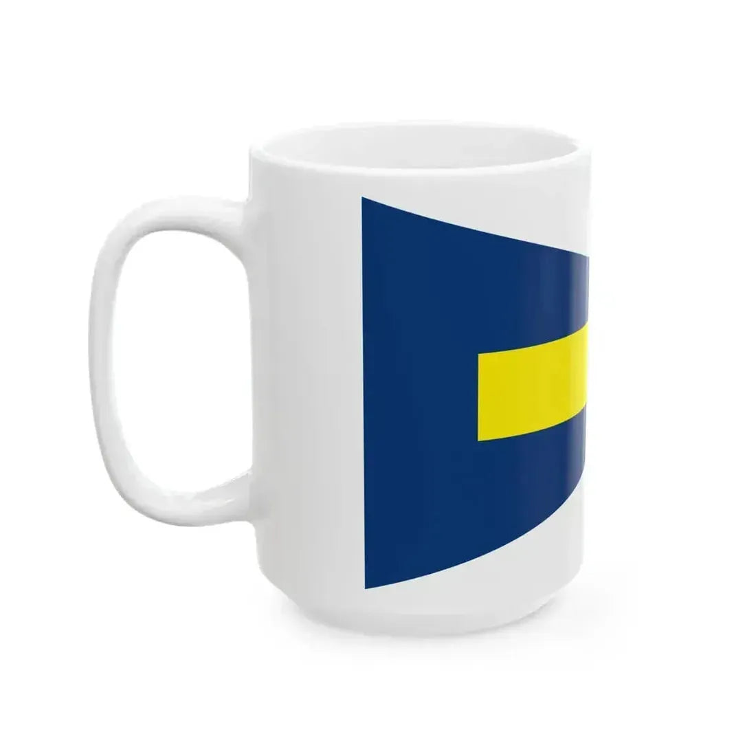 Burgee of Asd Nautica Sabazia (Italy) White Coffee Mug - Go Mug Yourself