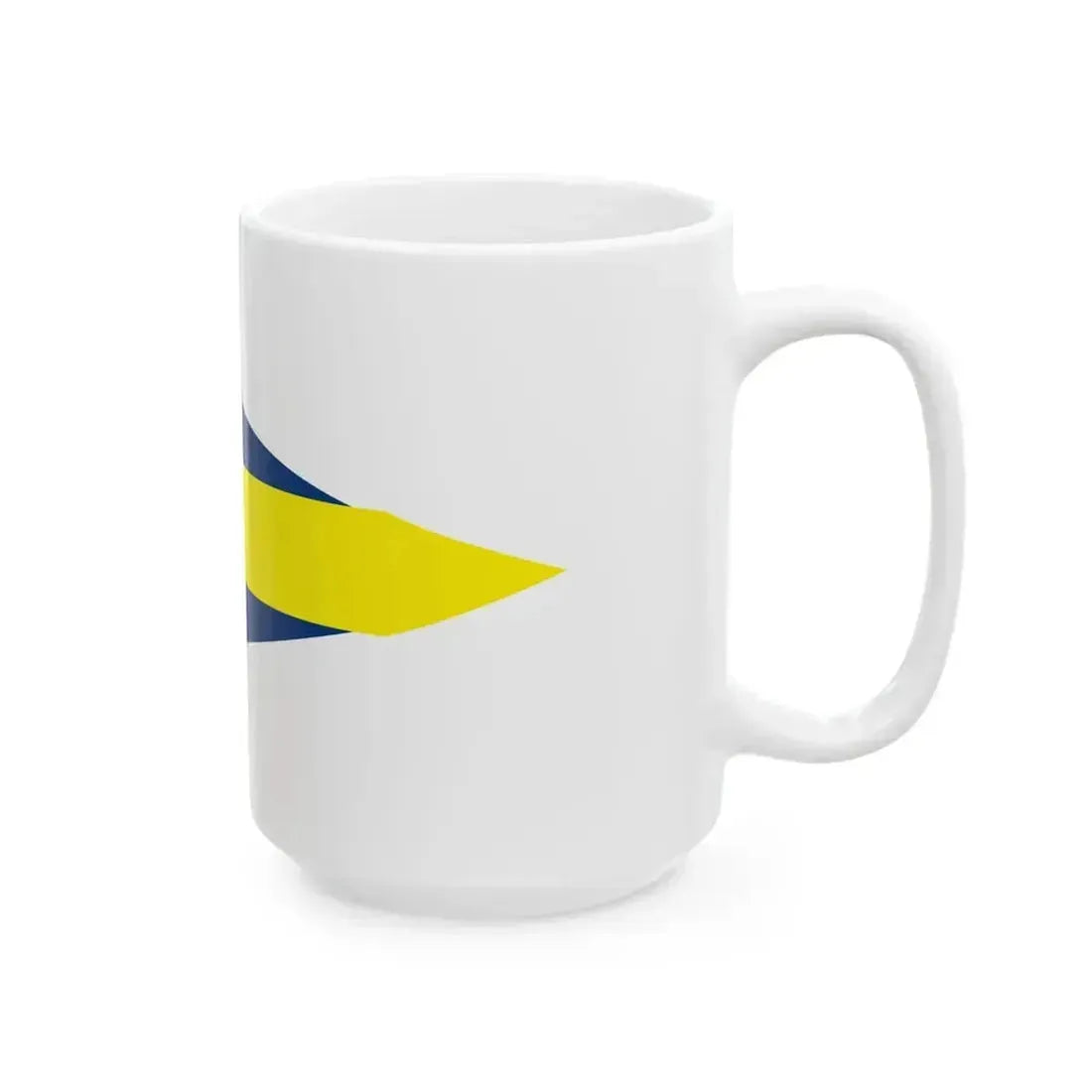 Burgee of Asd Nautica Sabazia (Italy) White Coffee Mug - Go Mug Yourself