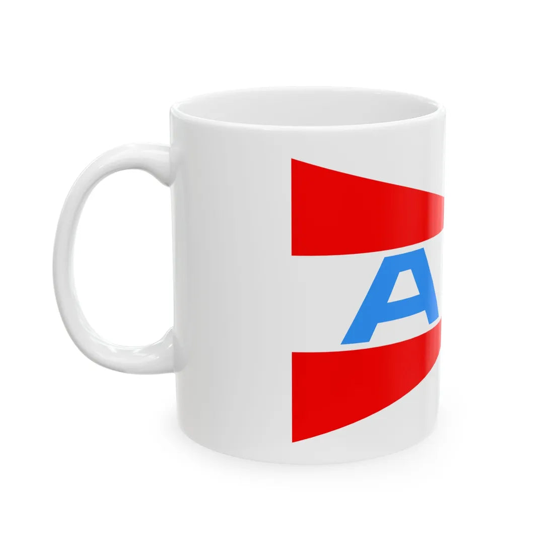 Burgee of Asker Seilforening (Norway) White Coffee Mug - Go Mug Yourself