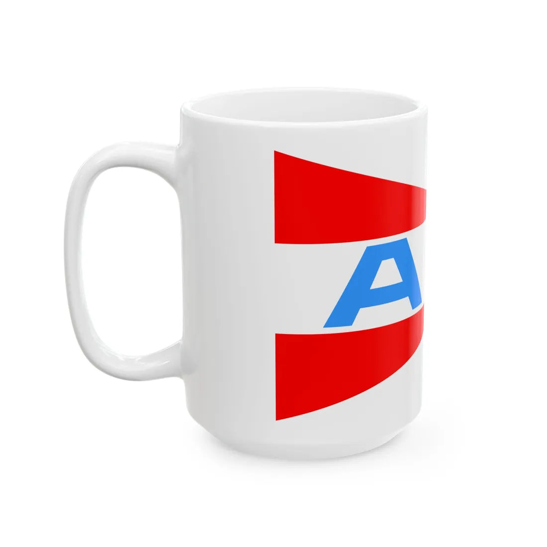 Burgee of Asker Seilforening (Norway) White Coffee Mug - Go Mug Yourself