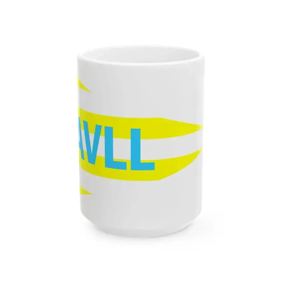 Burgee of Associazione Vela Lago Ledro (Italy) White Coffee Mug 15oz - Go Mug Yourself