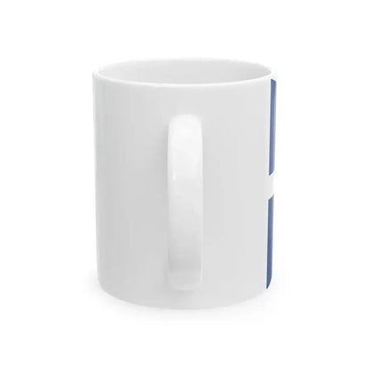 Burgee of Associazione Velica Alto Verbano (Italy) White Coffee Mug - Go Mug Yourself