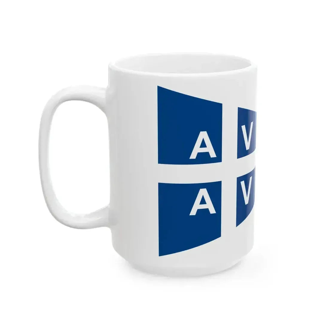 Burgee of Associazione Velica Alto Verbano (Italy) White Coffee Mug - Go Mug Yourself