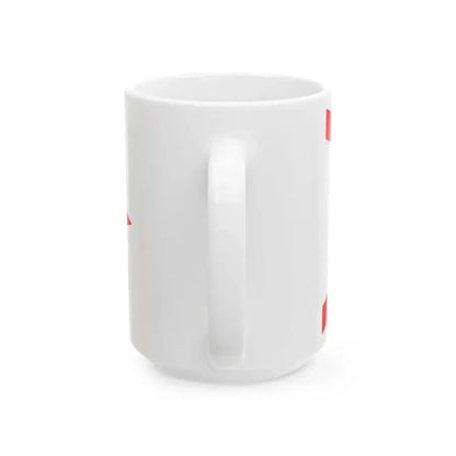 Burgee of Atlantic YC (United States) White Coffee Mug - Go Mug Yourself