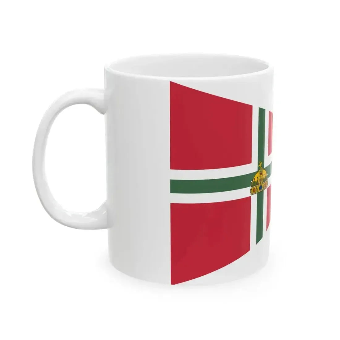 Burgee of Balaton-Furedi Yacht Club 1867 (Hungary) White Coffee Mug - Go Mug Yourself