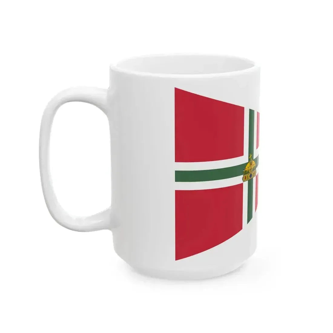 Burgee of Balaton-Furedi Yacht Club 1867 (Hungary) White Coffee Mug - Go Mug Yourself