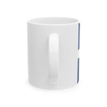Burgee of Balatonfuredi Yacht Club (Hungary) White Coffee Mug - Go Mug Yourself