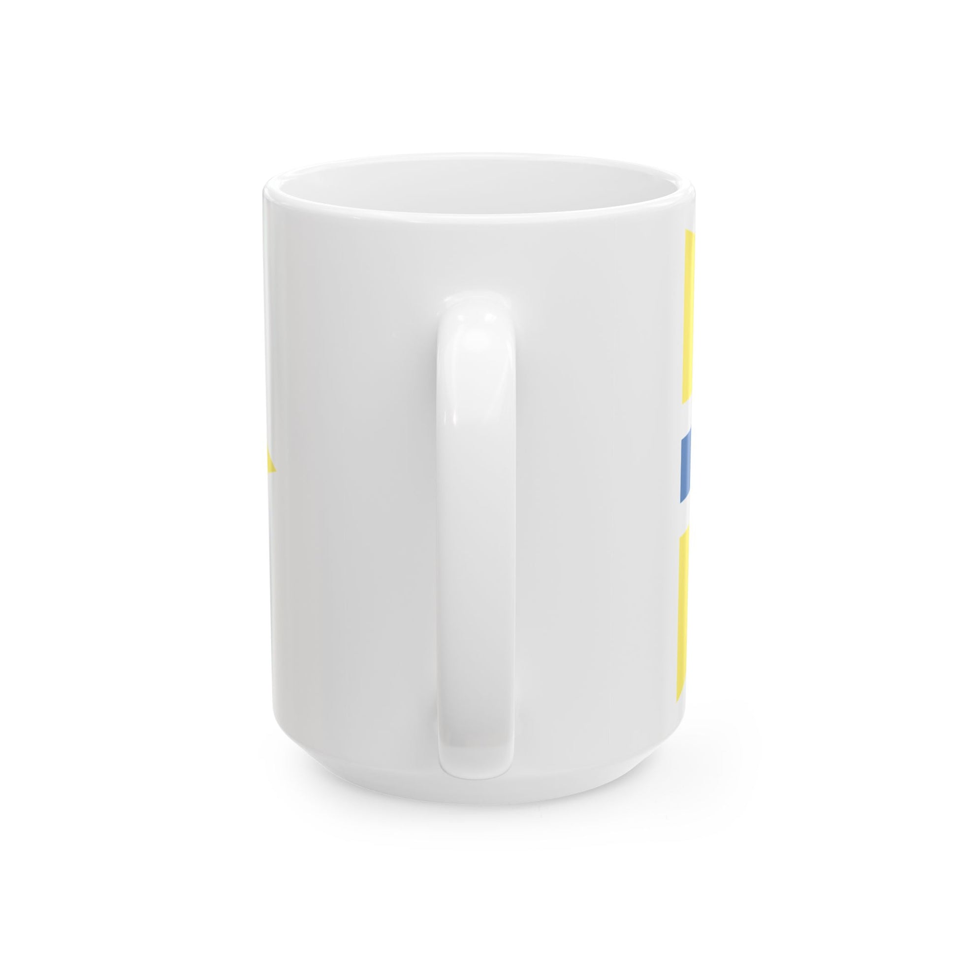 Burgee of Balatoni Yacht Club (Hungary) White Coffee Mug-Go Mug Yourself