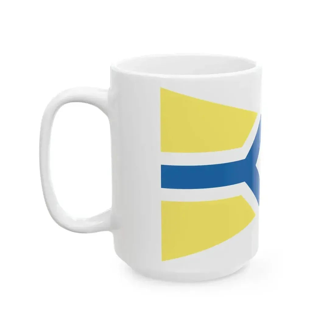Burgee of Balatoni Yacht Club (Hungary) White Coffee Mug - Go Mug Yourself