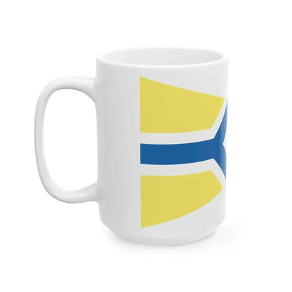 Burgee of Balatoni Yacht Club (Hungary) White Coffee Mug - Go Mug Yourself