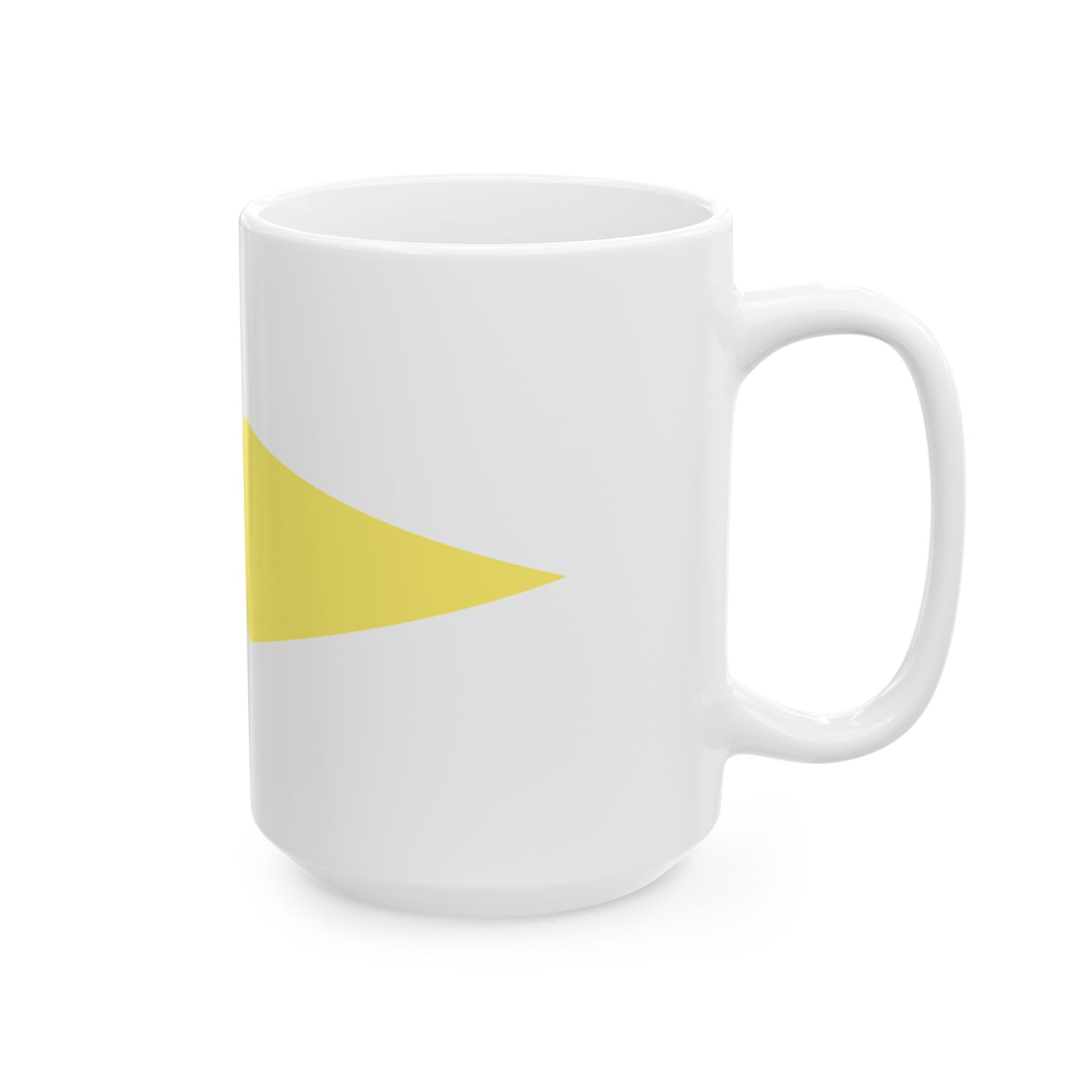 Burgee of Balatoni Yacht Club (Hungary) White Coffee Mug-Go Mug Yourself