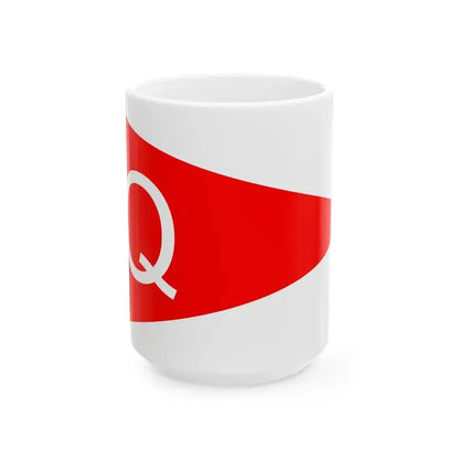 Burgee of bay of quinte yc (Canada) White Coffee Mug 15oz - Go Mug Yourself