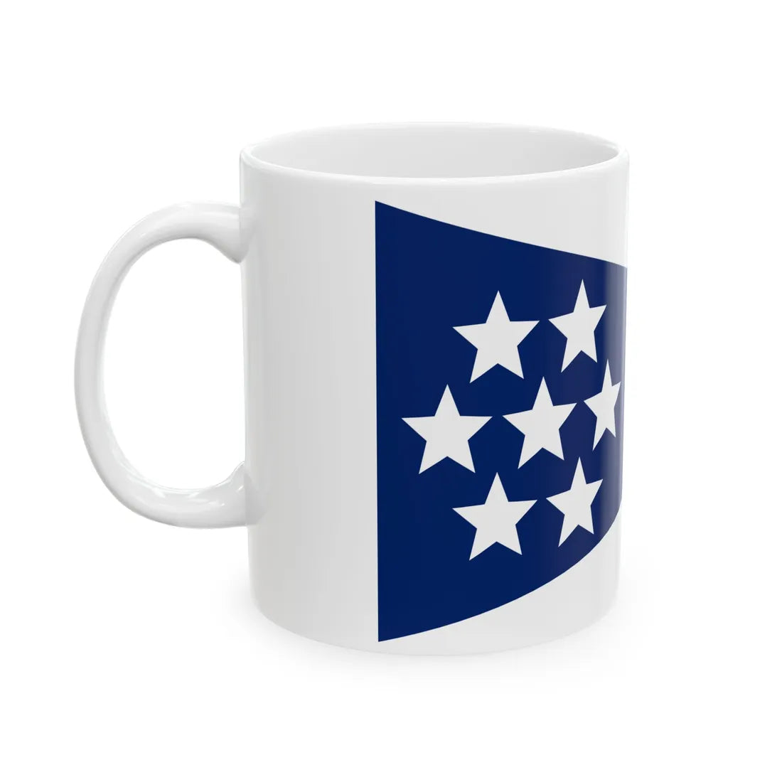 Burgee of Bergens Seilforening (Norway) White Coffee Mug - Go Mug Yourself