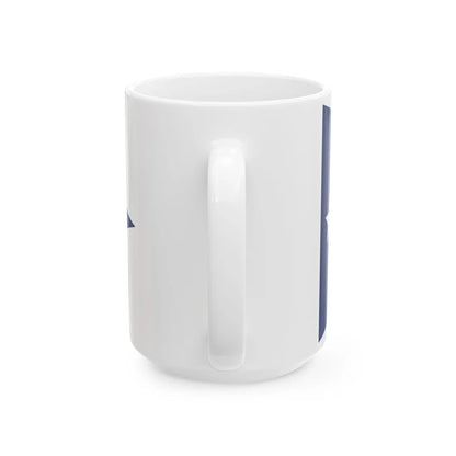 Burgee of Bergens Seilforening (Norway) White Coffee Mug - Go Mug Yourself