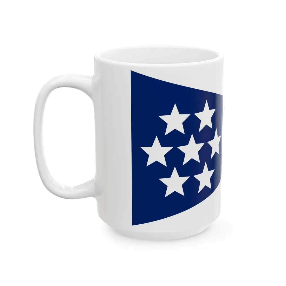 Burgee of Bergens Seilforening (Norway) White Coffee Mug - Go Mug Yourself