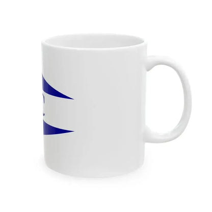 Burgee of Biloxi YC (United States) White Coffee Mug - Go Mug Yourself