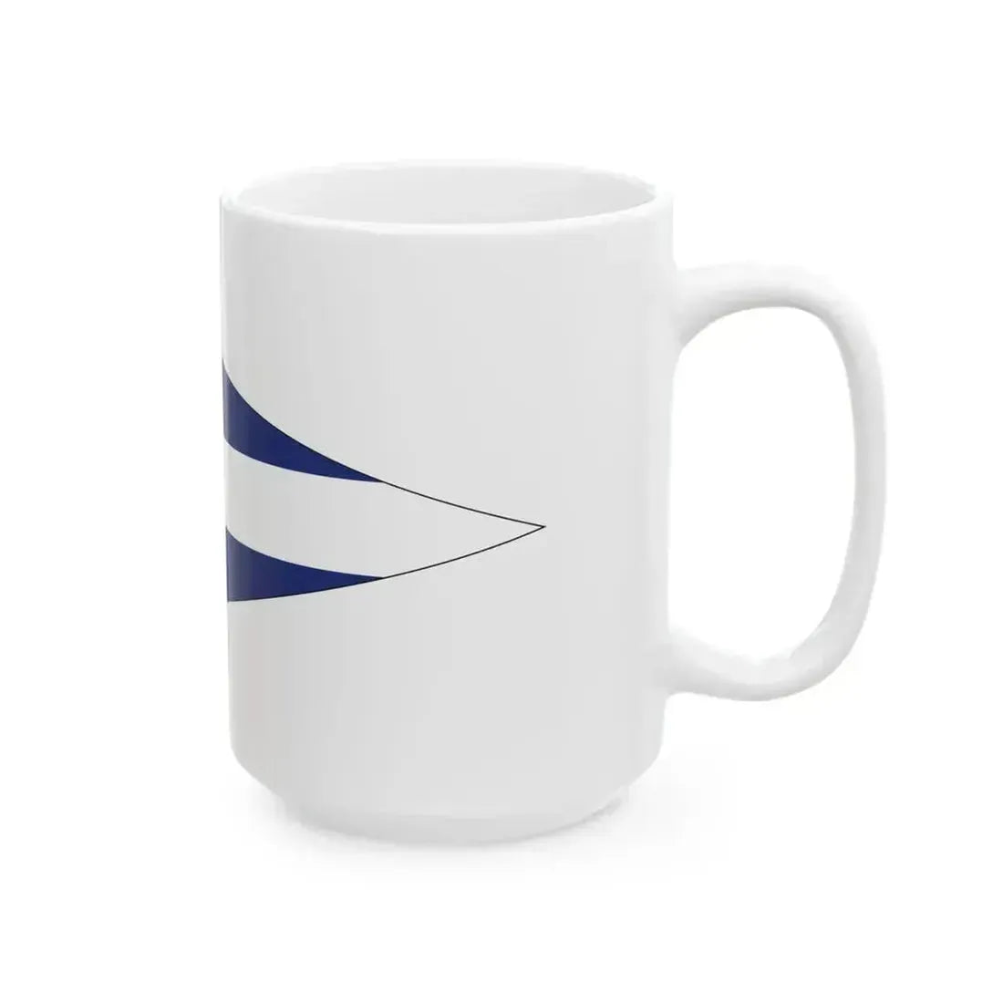 Burgee of Black Rock Yacht Club (Australia) White Coffee Mug - Go Mug Yourself