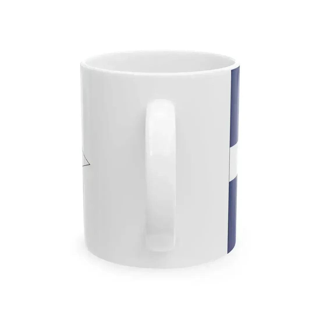 Burgee of Black Rock Yacht Club (Australia) White Coffee Mug - Go Mug Yourself